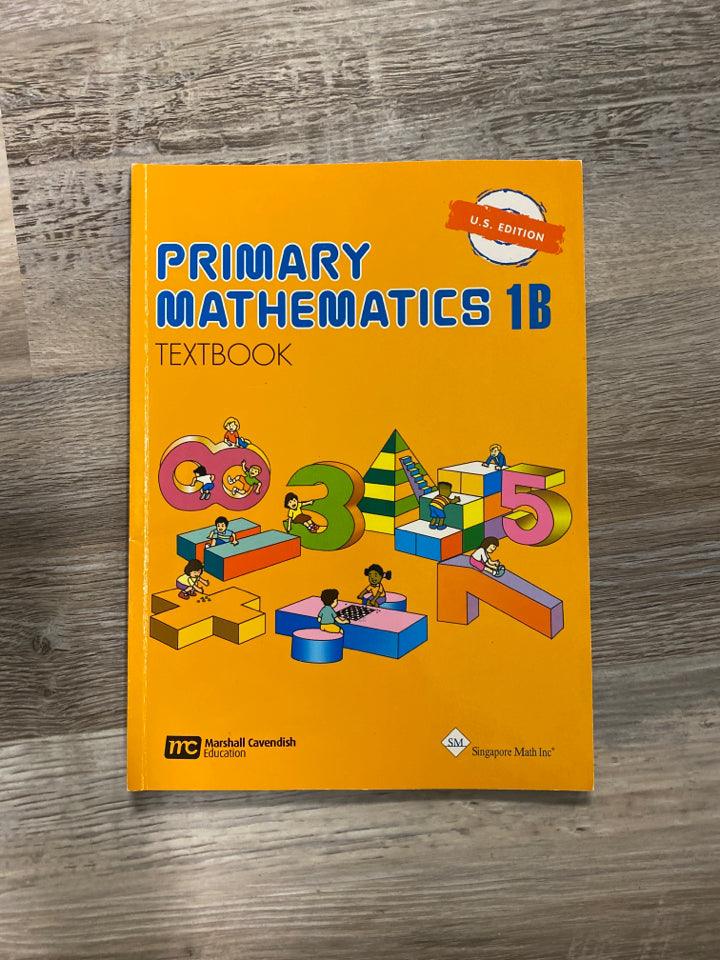 Primary Mathematics 1B Textbook