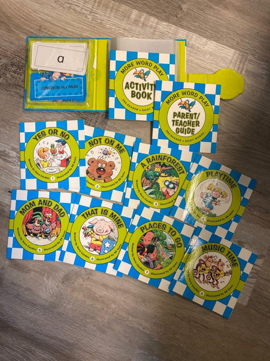 More Word Play Now I'm Reading set for Beginner Readers, 38 Flash Cards Included