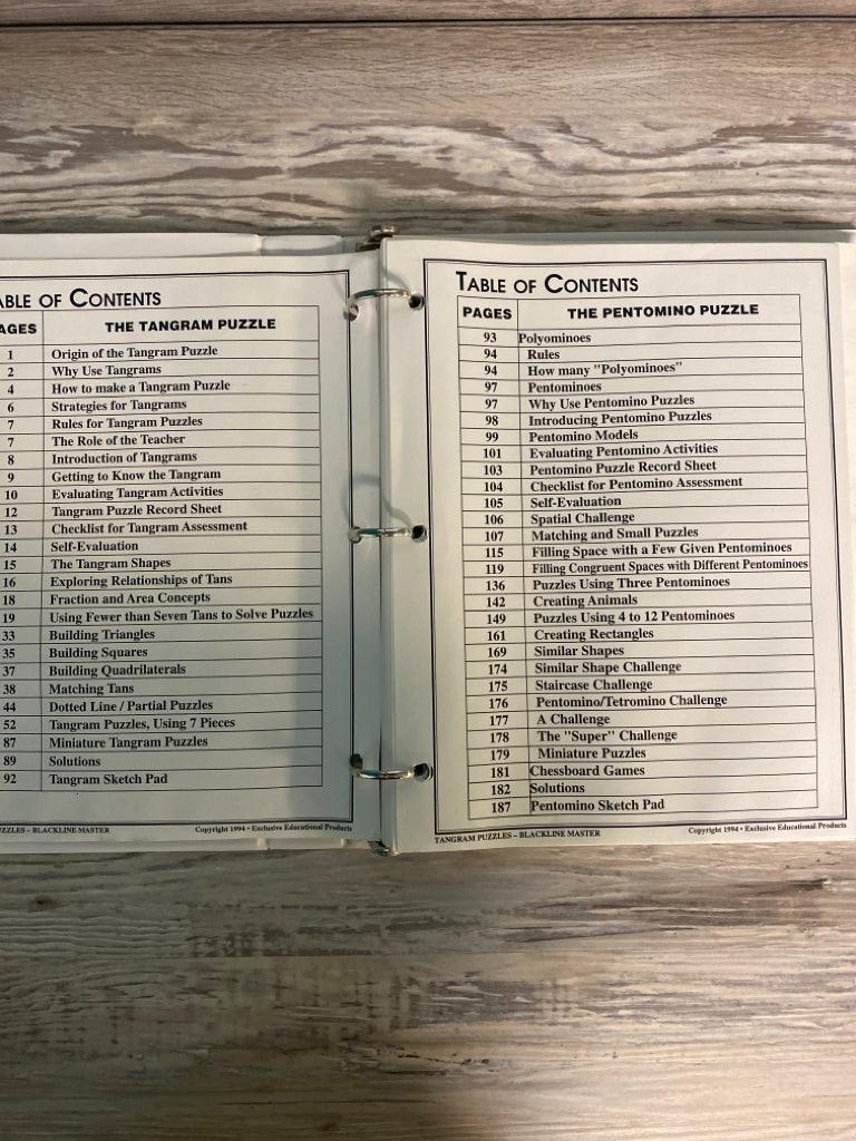 The Puzzling World of Tangrams and Pentominoes Grades 3-9