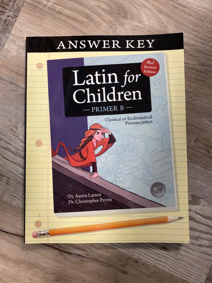 Latin for Children Primer B Answer Key