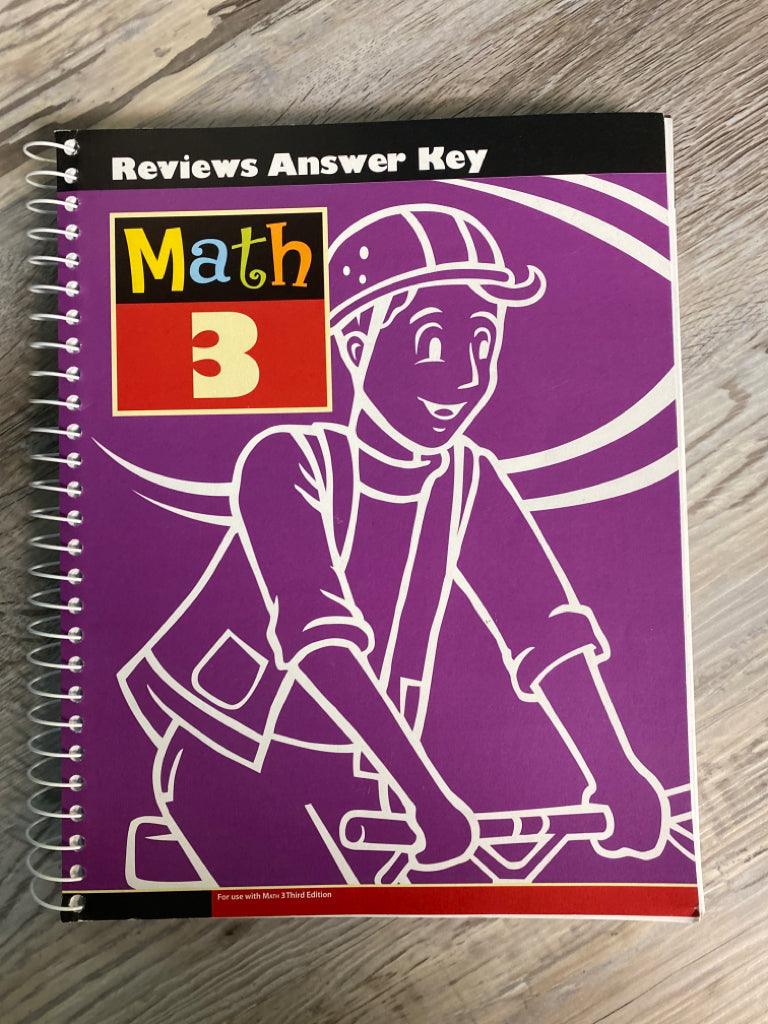 BJU Math 3 Reviews Answer Key