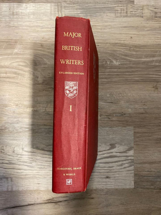 Major British Writers Enlarged Edition, I