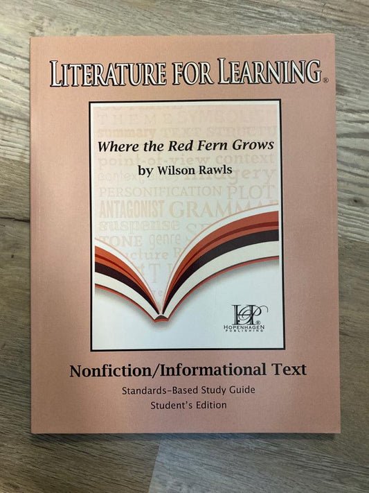 Where the Red Fern Grows by Wilson Rawls Study Guide