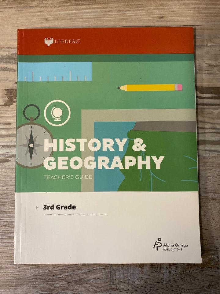 Lifepac History & Geography 3rd Grade Teacher's Guide