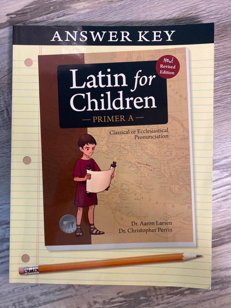 Latin for Children Primer A Answer Key