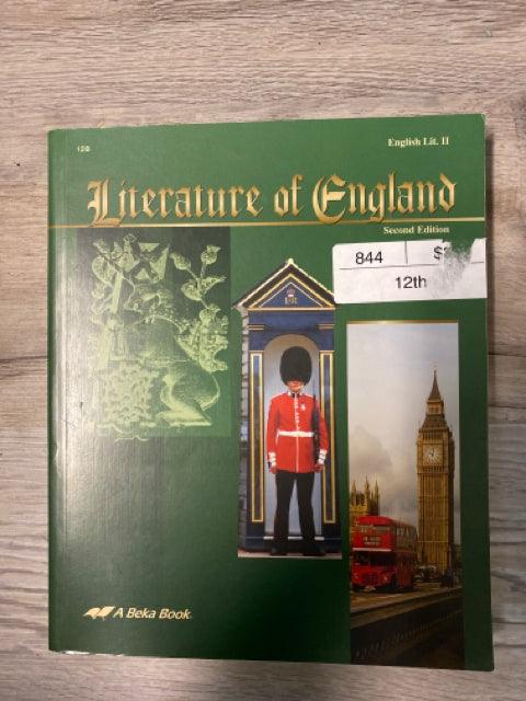 Literature of England Abeka Student Text - First Homeschool