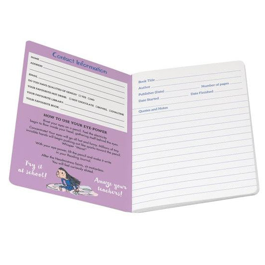 Matilda Reading Journal Notebook - First Homeschool