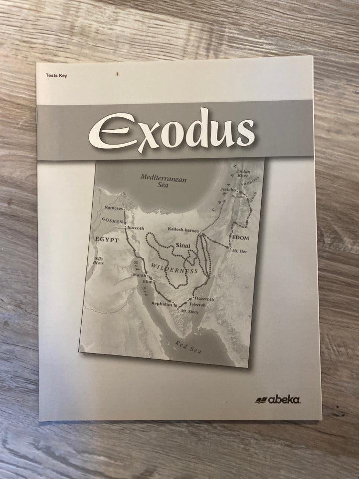 Abeka Exodus Test Key