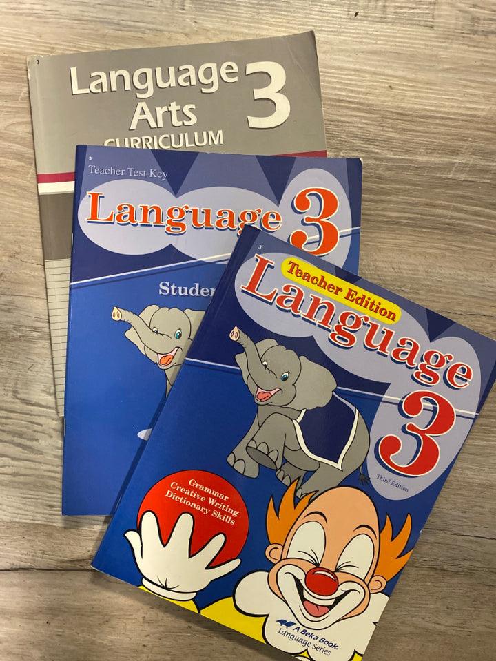 Abeka Language Arts 3- 3rd edition  lot