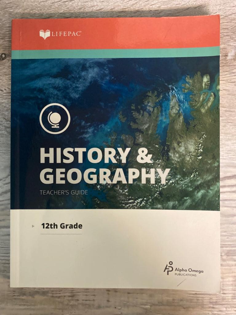Lifepac History & Geography 12th Grade Teacher Guide