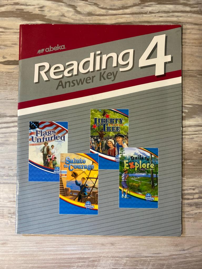 Abeka Reading 4 Answer Key