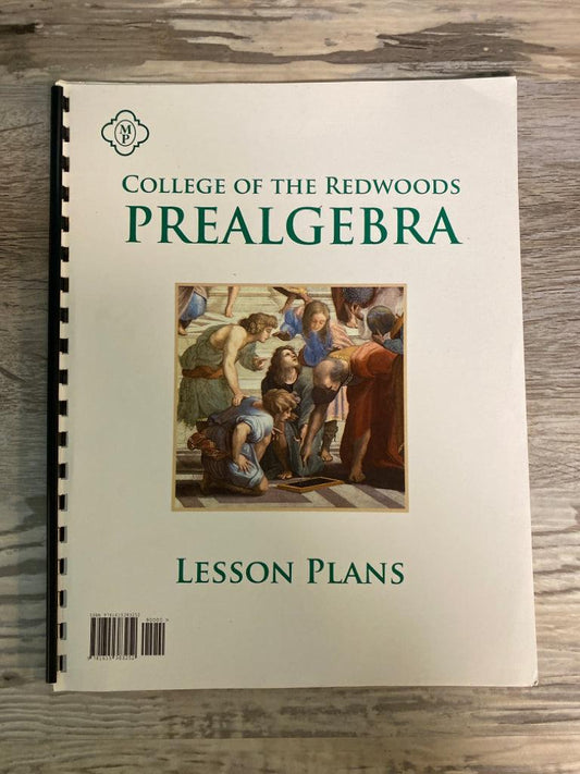 Prealgebra Lesson Plans & Quiz Test Answer Key by Memoria Press