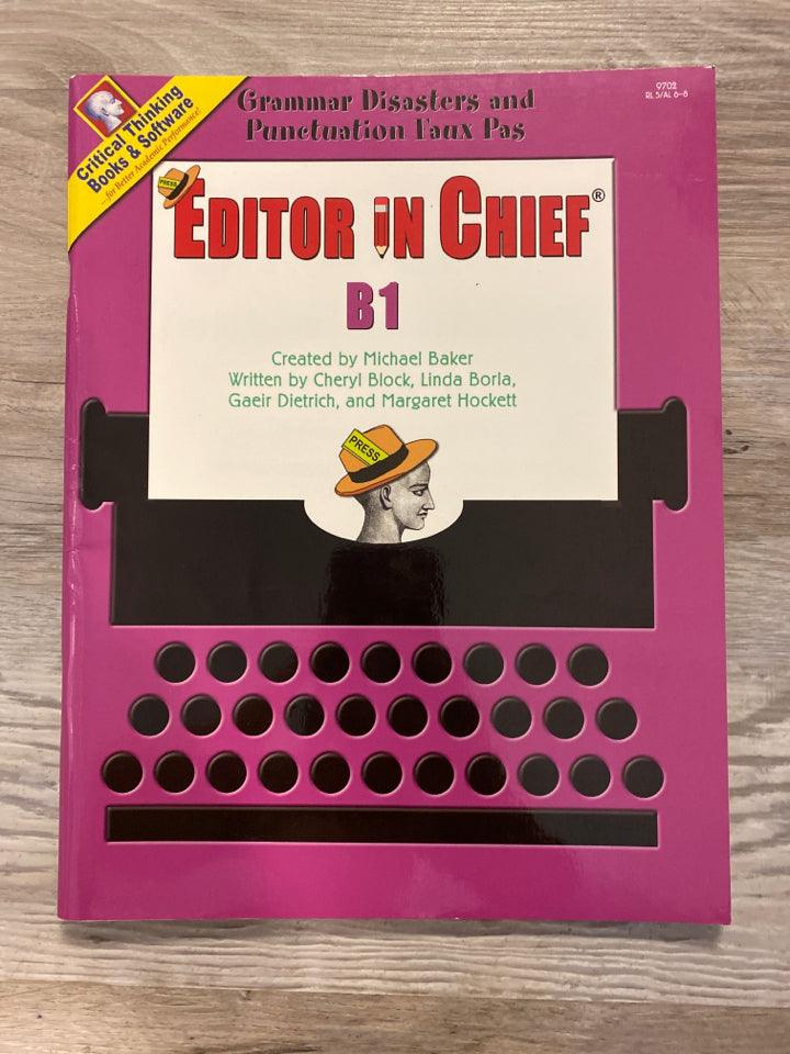 Editor in Chief B1