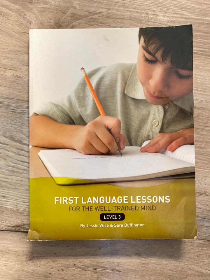 First Language Lessons Level 3