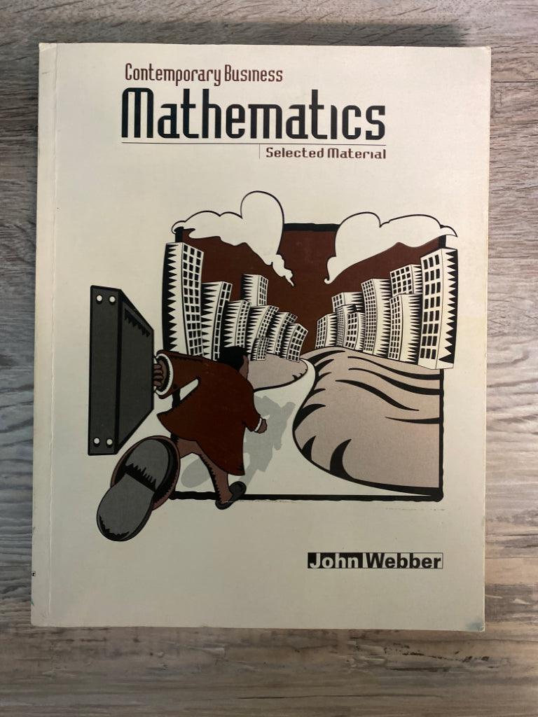 Contemporary Business Mathematics by John Weber