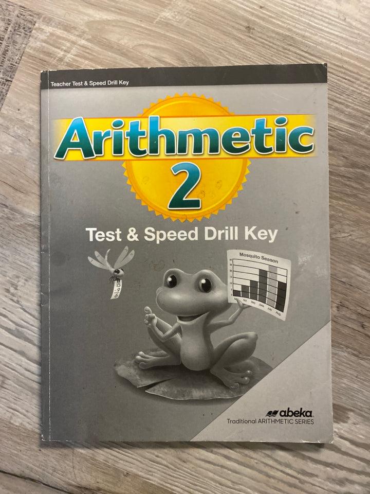 Abeka Arithmetic 2 Test and Speed Drills Teacher Key