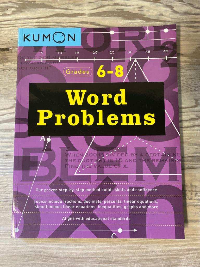 Kumon Word Problems Grades 6-8