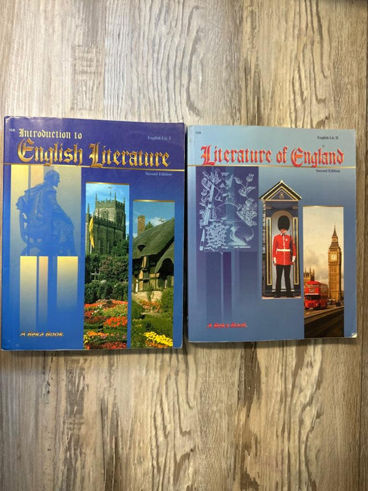 Abeka English Literature 12A and 12B Student Textbooks 2nd Ed.