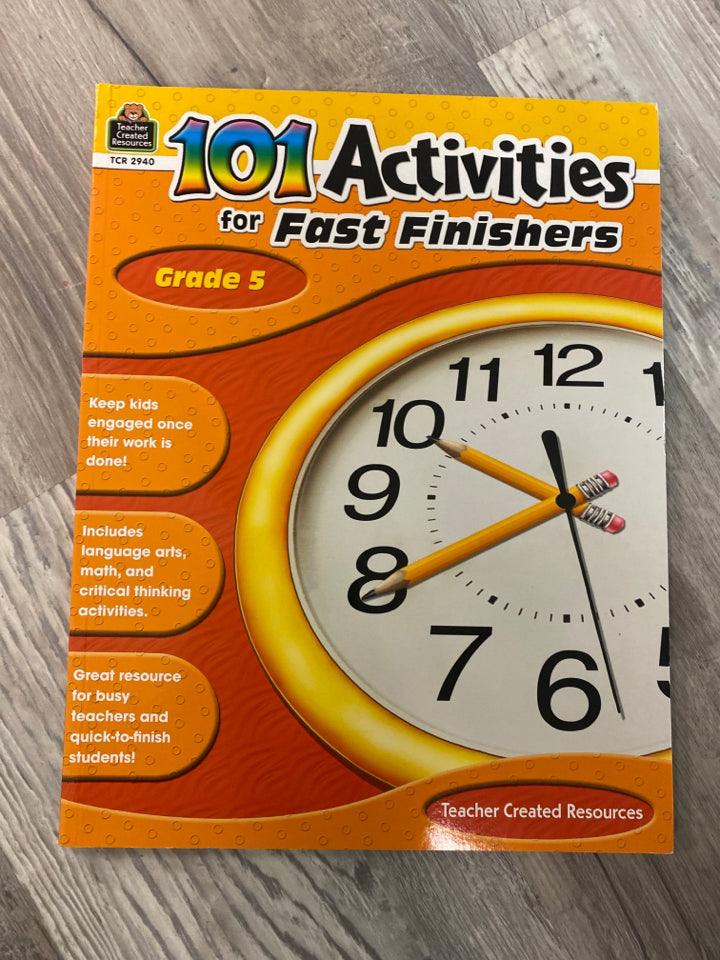 101 Activities for Fast Finishers, Grade 5