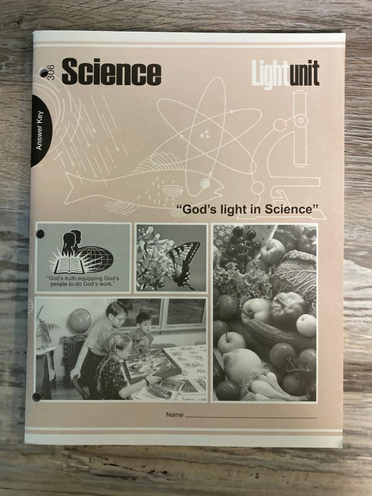 CLE Science Light Unit 306 Answer Key