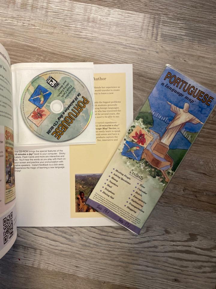 Portuguese In 10 minutes A Day Multi-media kit