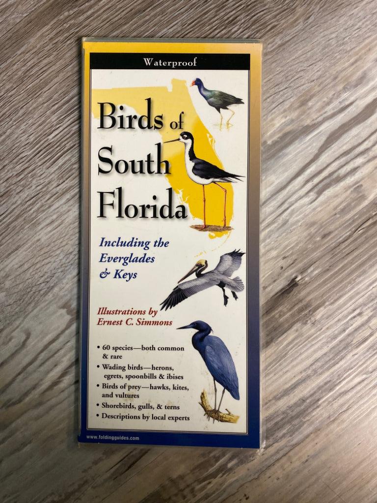 Birds of South Florida, Waterproof folding guide