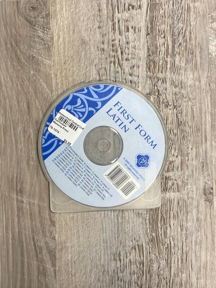 Memoria Press First Form Latin Pronunciation CD 2009