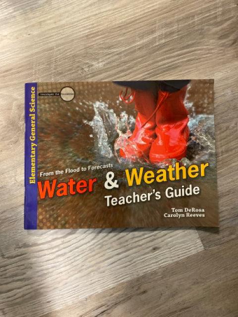 Water and Weather Teacher's guide, Elementary General Science by Master Books - First Homeschool