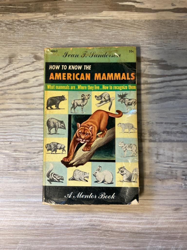 How to Know the American Mammals