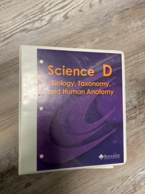 Sonlight Biology, Taxonomy and Human Anatomy, Science D Inst. Guide - First Homeschool