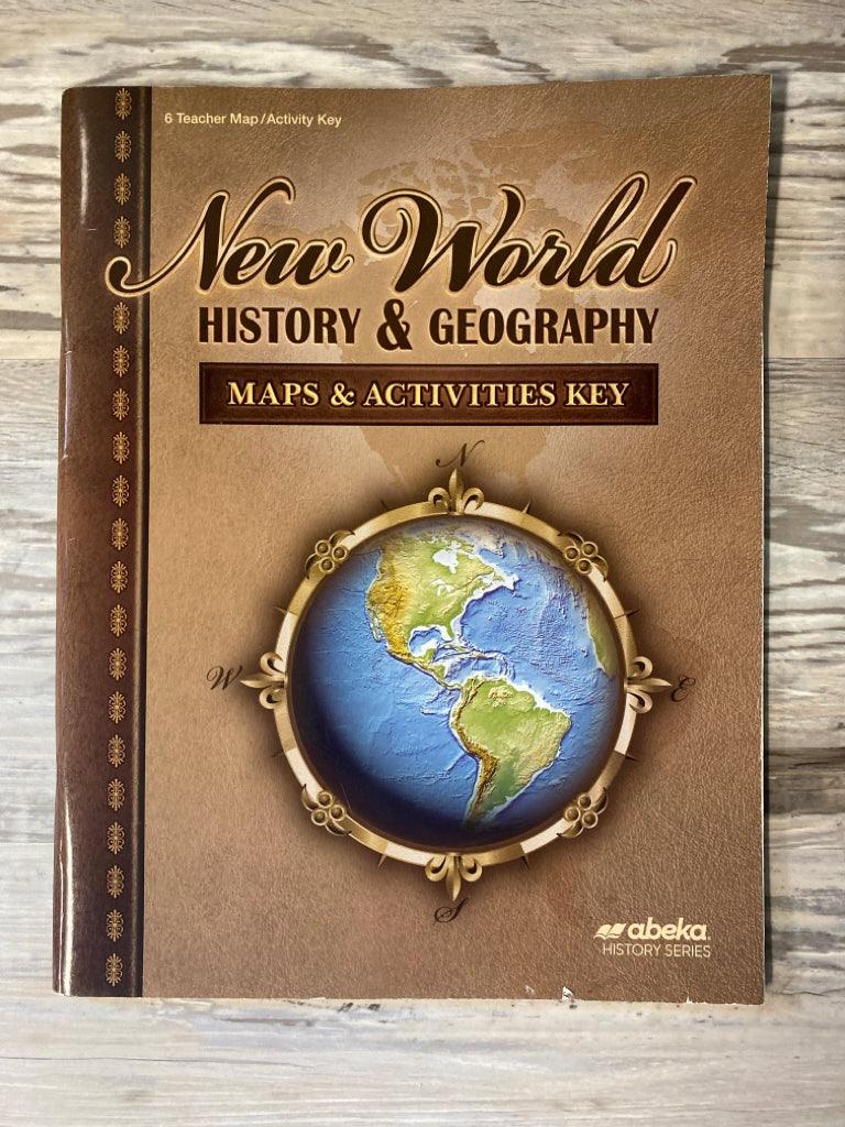 Abeka New World History & Geography 4th Ed. Teacher Keys