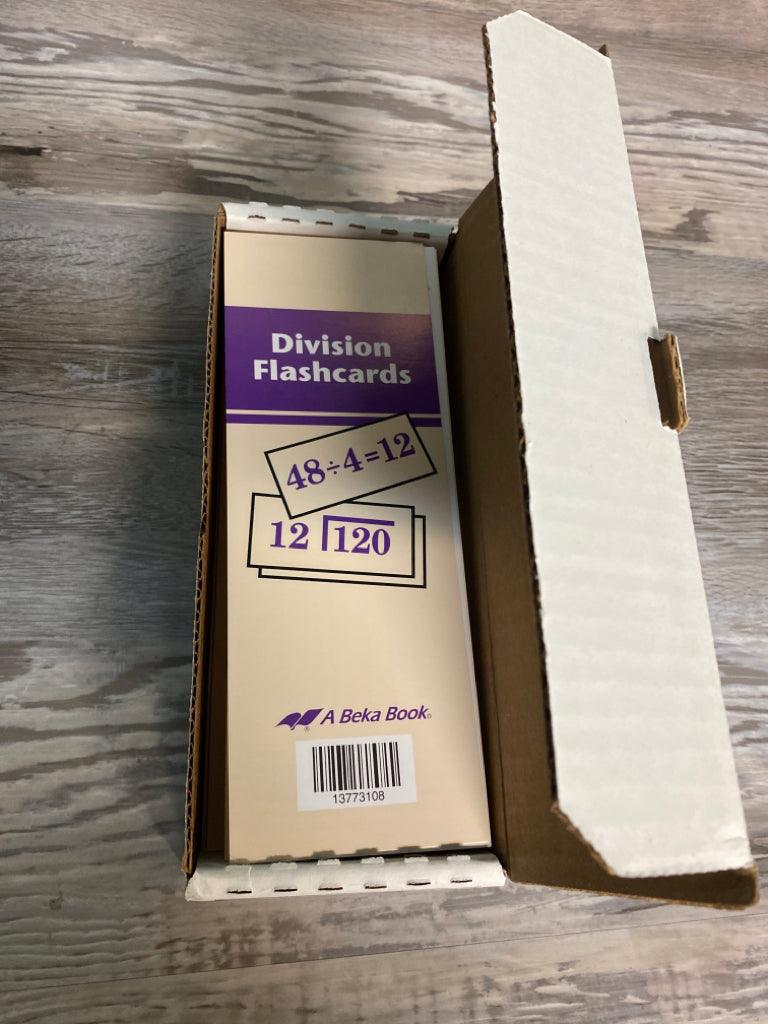 Abeka Division Flashcards