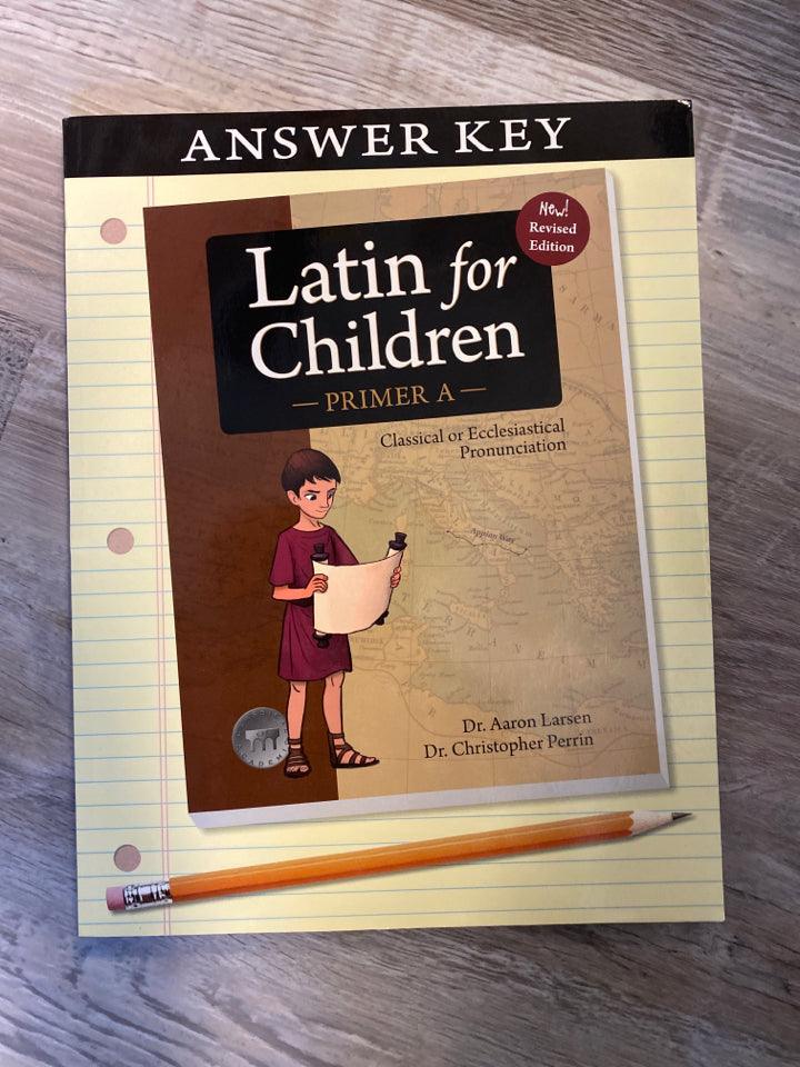 Latin for Children Primer A Answer Key