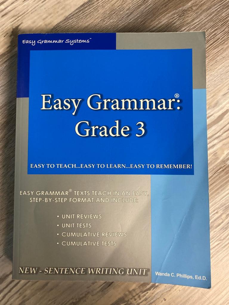 Easy Grammar Grade 3 Teacher Edition