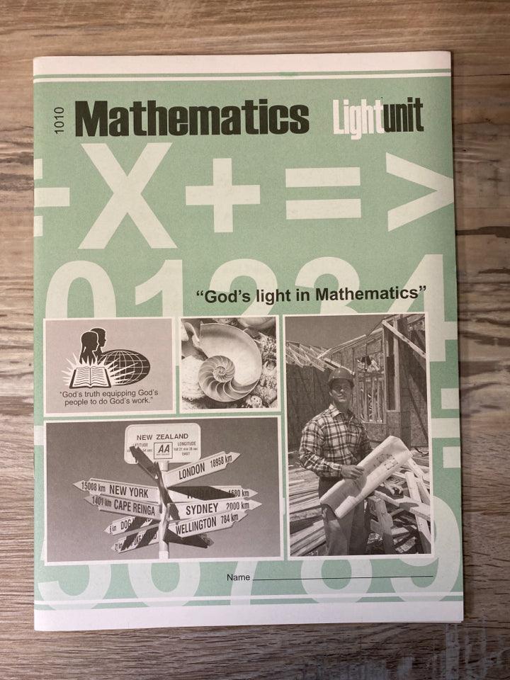 CLE Math Light Unit 1010