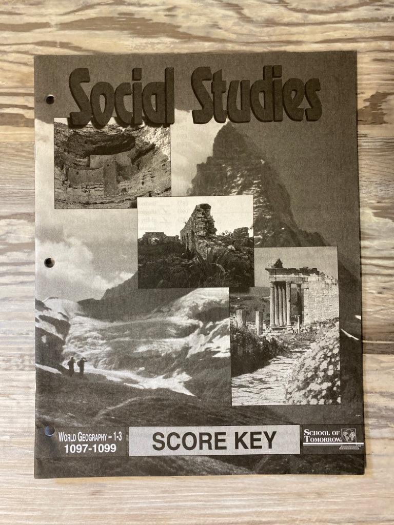 ACE Paces World Geography 1-3, 1097-1099 Score Key