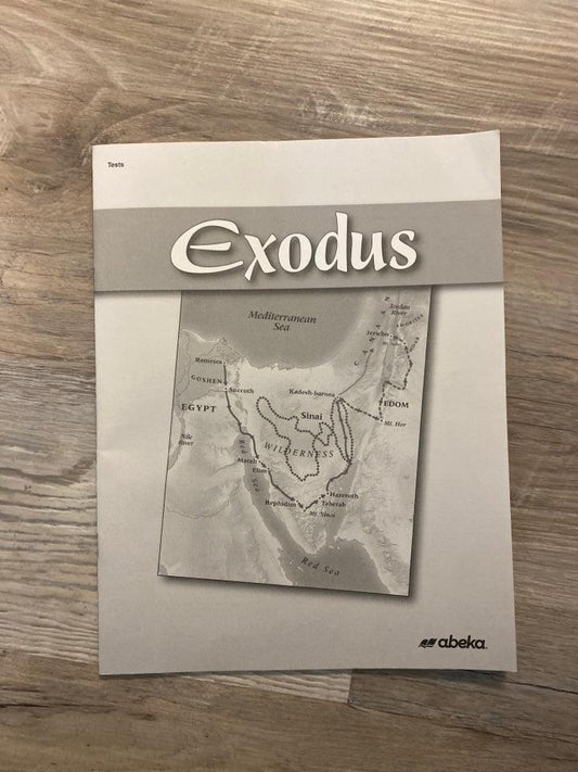 Abeka Exodus Test and Key