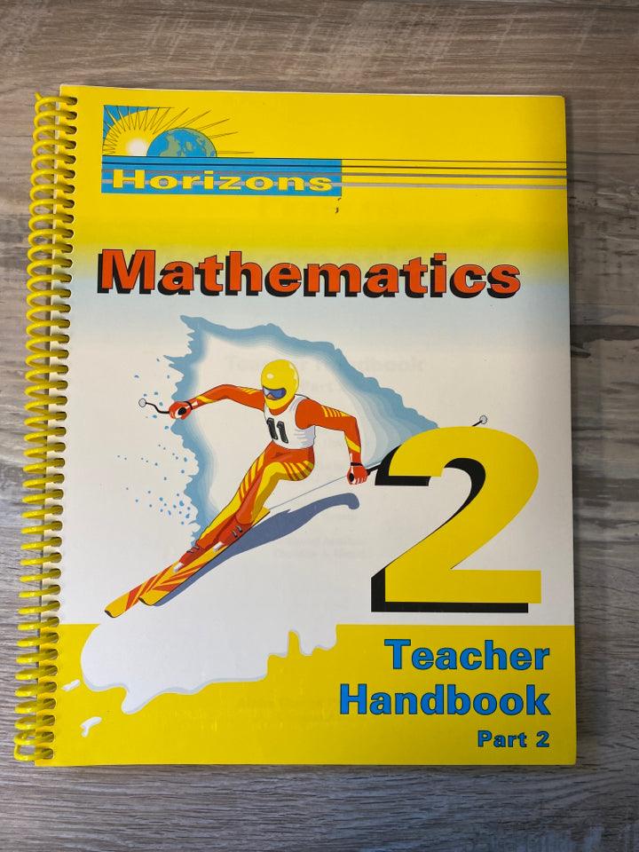 Horizon Math 2 Teacher Handbook Part 1 & 2