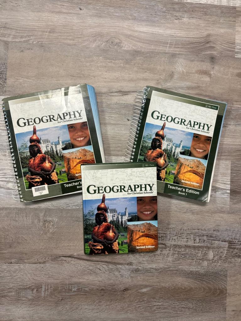 BJU Geography 2nd edition Set