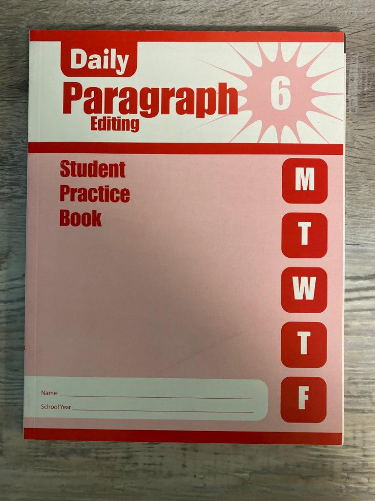 Daily Paragraph Editing Grade 6 Student Practice Book