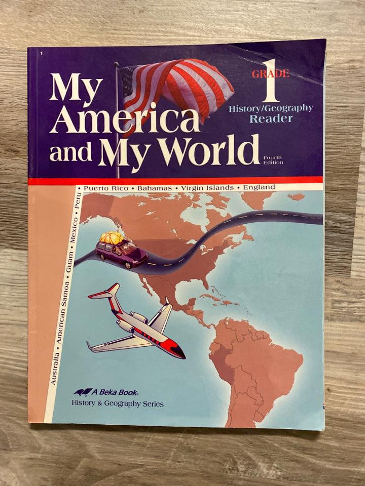 Abeka My America and My World Reader  3rd edition