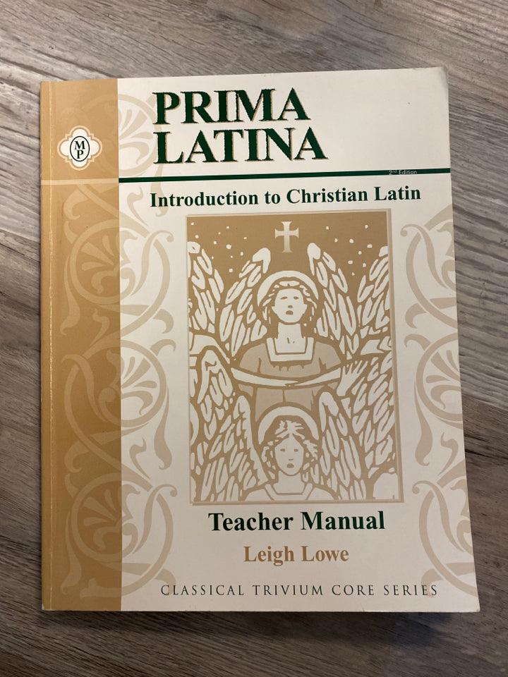 Prima Latina, Introduction to Christian Latin Teacher Manual