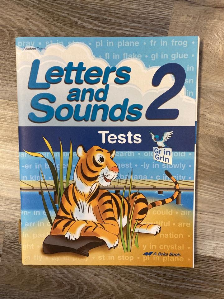 Abeka Letters and Sounds 2 Tests and Key Set