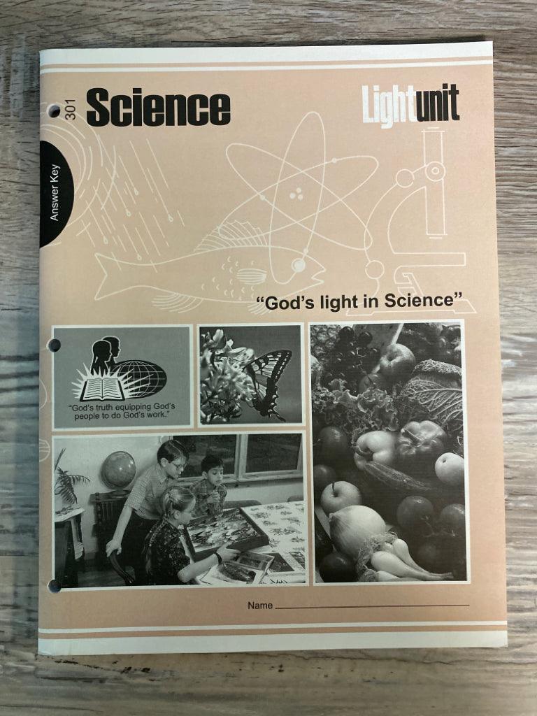 CLE Science Light Unit 301 Answer Key