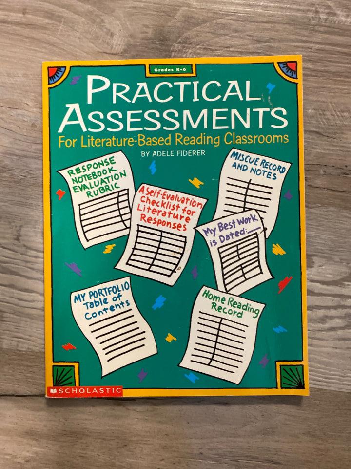 Practical Assessments For Literature Based Reading
