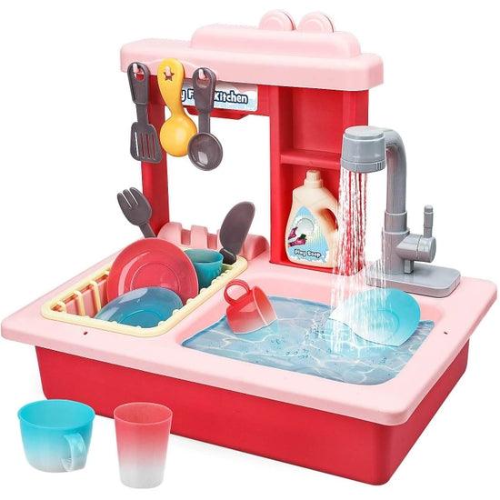 Kitchen Play Sink Toy - Pink