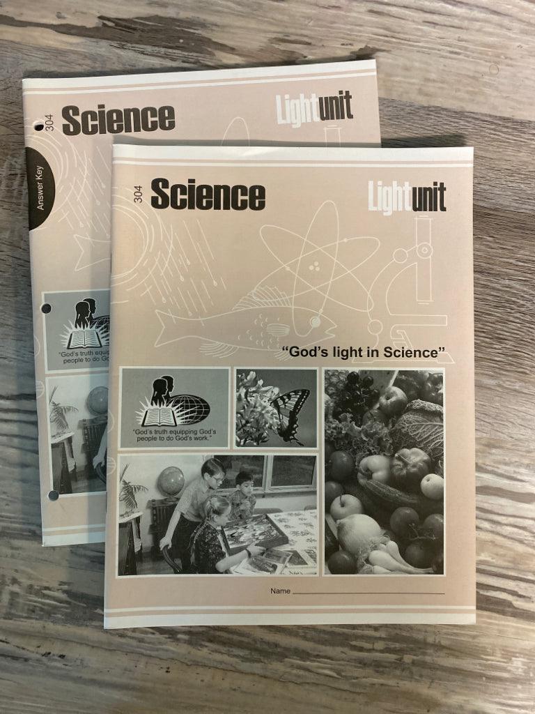 CLE Science 304 Light Unit and Answer Key