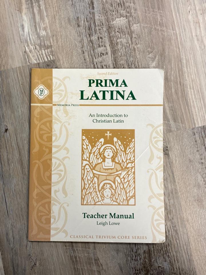 Memoria Press Prima Latina Teacher Manual 2nd Ed.