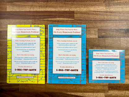 Teaching Textbook Algebra 1 Complete Set - Good