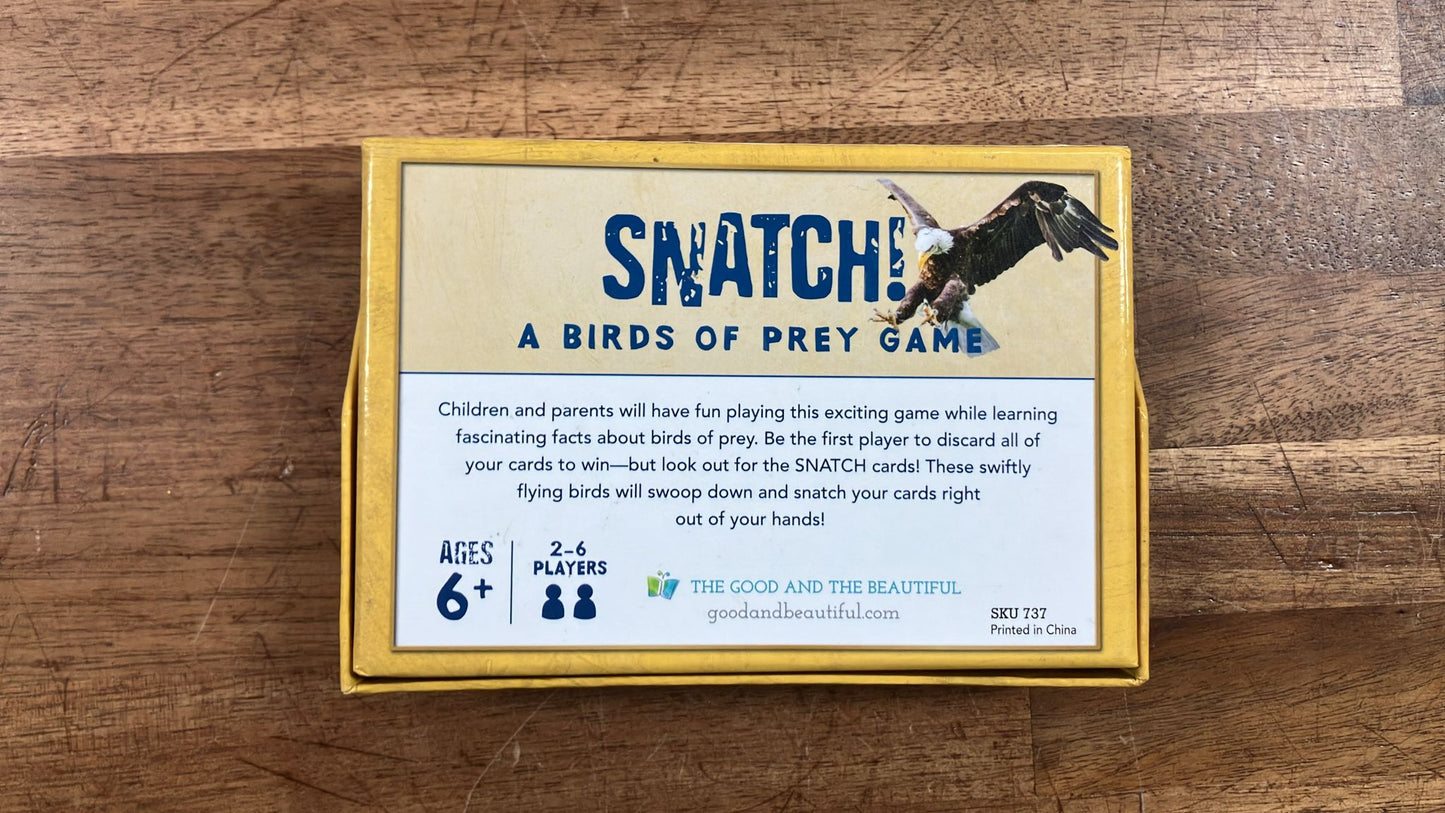 TGTB Game SET of 2 - Flower Game & Snatch Birds of Prey